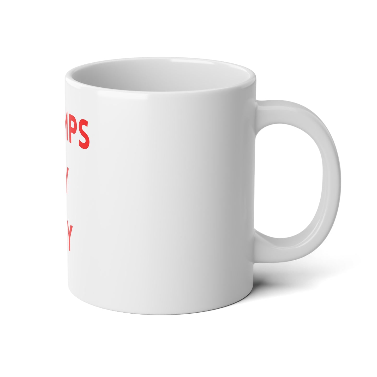 My Guy Red Letters Jumbo Mug, 20oz
