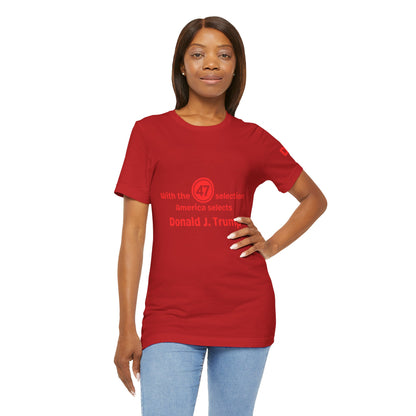 47 Selection Unisex Jersey Short Sleeve Tee
